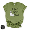 Ain't Afraid of No Ghosts Tee | Funny Halloween Ghost Graphic T-Shirt