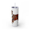 Skinny Tumbler with Straw – 20 oz Stainless Steel Cup