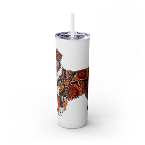 Skinny Tumbler with Straw – 20 oz Stainless Steel Cup