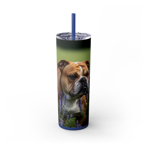Skinny Tumbler with Straw – 20 oz Stainless Steel Cup