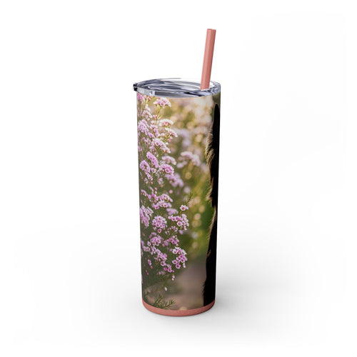 Skinny Tumbler with Straw – 20 oz Stainless Steel Cup