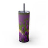 Skinny Tumbler with Straw – 20 oz Stainless Steel Cup