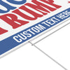Personalized Subtle 8647 Anti Trump Yard Sign – Custom Political Protest Lawn Display for Kamala Supporters 682200