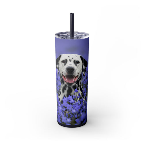 Skinny Tumbler with Straw – 20 oz Stainless Steel Cup