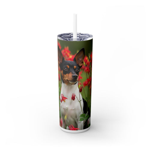 Skinny Tumbler with Straw – 20 oz Stainless Steel Cup