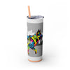 Skinny Tumbler with Straw – 20 oz Stainless Steel Cup