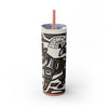 Skinny Tumbler with Straw – 20 oz Stainless Steel Cup