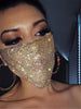 Explosive metal flash jewelry mask