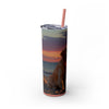 Skinny Tumbler with Straw – 20 oz Stainless Steel Cup
