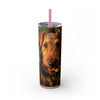 Skinny Tumbler with Straw – 20 oz Stainless Steel Cup
