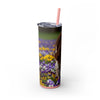 Skinny Tumbler with Straw – 20 oz Stainless Steel Cup
