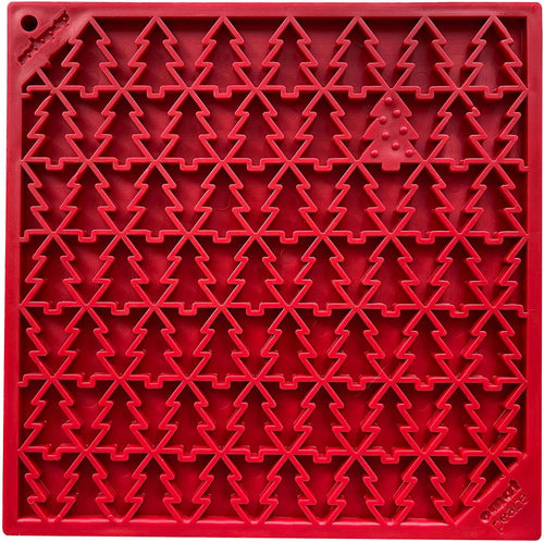 Peace Christmas Tree emat - Enrichment Lick Mat for Dogs and Cats | Christmas Tree design | SodaPup