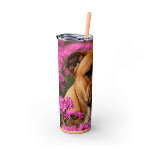 Skinny Tumbler with Straw – 20 oz Stainless Steel Cup