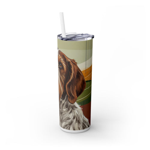 Skinny Tumbler with Straw – 20 oz Stainless Steel Cup