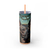 Skinny Tumbler with Straw – 20 oz Stainless Steel Cup
