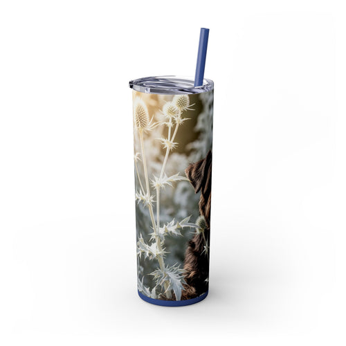 Skinny Tumbler with Straw – 20 oz Stainless Steel Cup