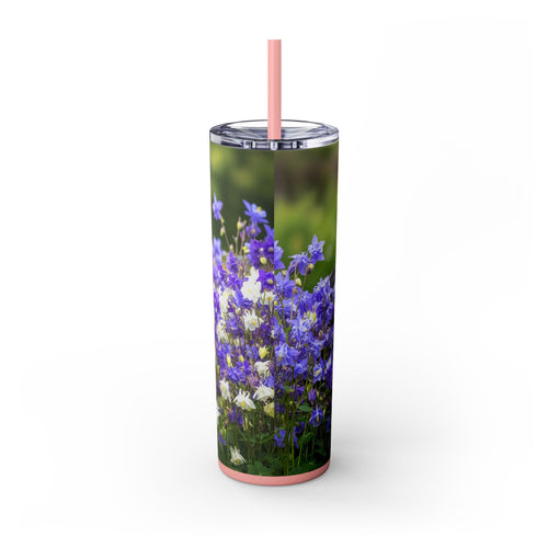 Skinny Tumbler with Straw – 20 oz Stainless Steel Cup