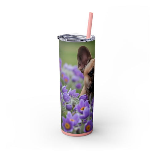 Skinny Tumbler with Straw – 20 oz Stainless Steel Cup
