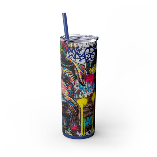 Skinny Tumbler with Straw – 20 oz Stainless Steel Cup