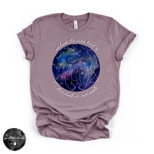 Stardust in Our Souls Tee | Celestial Graphic T-Shirt