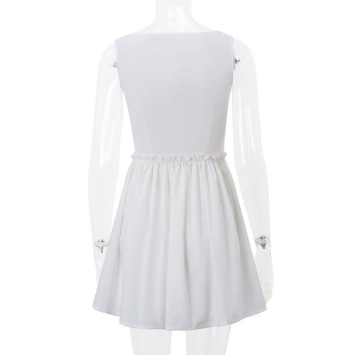 European And American Ins Hot Girl Slim Fit Slimming Simple Temperament Dress