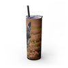 Skinny Tumbler with Straw – 20 oz Stainless Steel Cup