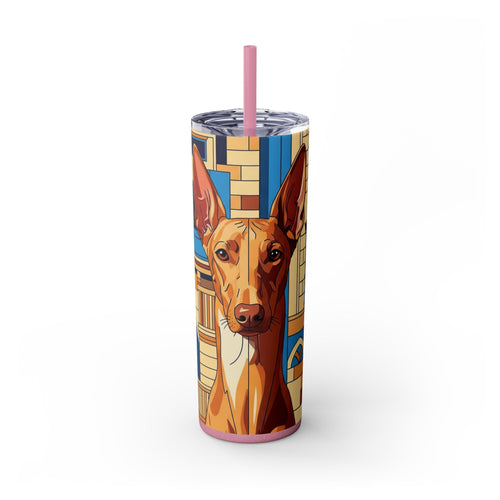 Skinny Tumbler with Straw – 20 oz Stainless Steel Cup