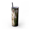 Skinny Tumbler with Straw – 20 oz Stainless Steel Cup