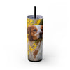 Skinny Tumbler with Straw – 20 oz Stainless Steel Cup