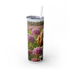 Skinny Tumbler with Straw – 20 oz Stainless Steel Cup