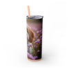 Skinny Tumbler with Straw – 20 oz Stainless Steel Cup