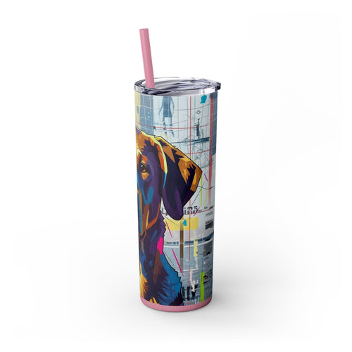 Skinny Tumbler with Straw – 20 oz Stainless Steel Cup