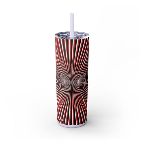 Skinny Tumbler with Straw – 20 oz Stainless Steel Cup
