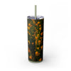 Skinny Tumbler with Straw – 20 oz Stainless Steel Cup
