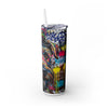 Skinny Tumbler with Straw – 20 oz Stainless Steel Cup