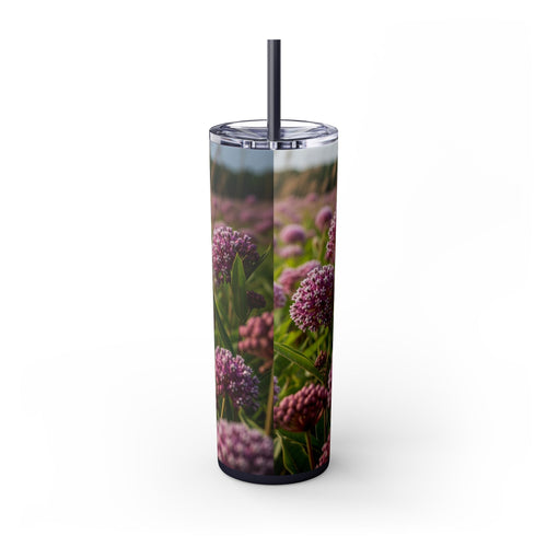 Skinny Tumbler with Straw – 20 oz Stainless Steel Cup
