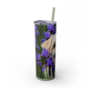 Skinny Tumbler with Straw – 20 oz Stainless Steel Cup