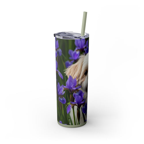 Skinny Tumbler with Straw – 20 oz Stainless Steel Cup
