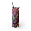 Skinny Tumbler with Straw – 20 oz Stainless Steel Cup