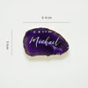 Custom Agate Stone Wedding Seat Card Seat Card Table Card