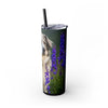 Skinny Tumbler with Straw – 20 oz Stainless Steel Cup