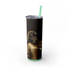 Skinny Tumbler with Straw – 20 oz Stainless Steel Cup