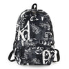 New Fashion Personalized Graffiti Large Capacity Canvas Backpack