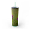 Skinny Tumbler with Straw – 20 oz Stainless Steel Cup