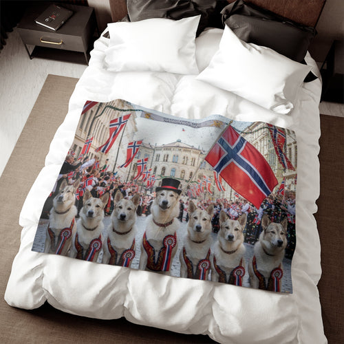 Norwegian Elkhound Blanket