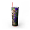 Skinny Tumbler with Straw – 20 oz Stainless Steel Cup