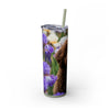 Skinny Tumbler with Straw – 20 oz Stainless Steel Cup