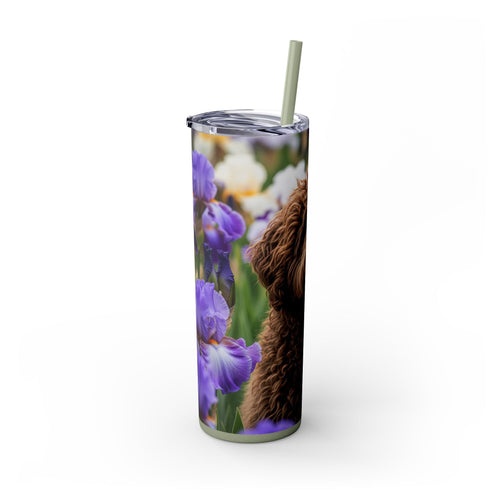 Skinny Tumbler with Straw – 20 oz Stainless Steel Cup