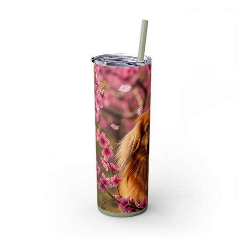 Skinny Tumbler with Straw – 20 oz Stainless Steel Cup