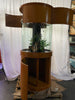 100 Gallon GLASS Cylinder Round Aquarium Reef Ready with Premium Cherry Wood Furniture